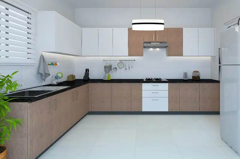 Vastu-compliant kitchen direction promoting well-being and positivity